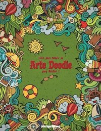 bokomslag Livro para Colorir de Arte Doodle para Adultos 1