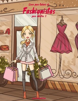 bokomslag Livro para Colorir de Fashionistas para Adultos 1
