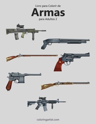 Livro para Colorir de Armas para Adultos 2 1