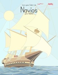 bokomslag Livro para Colorir de Navios para Adultos 1