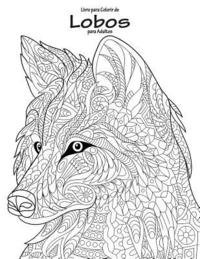 bokomslag Livro para Colorir de Lobos para Adultos 1