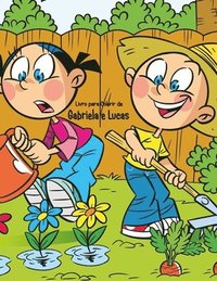 bokomslag Livro para Colorir de Gabriela e Lucas 1