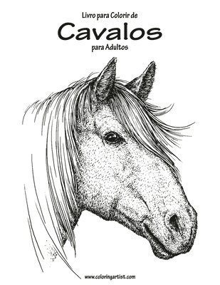 Livro para Colorir de Cavalos para Adultos 1 1