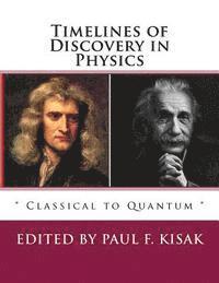 Timelines of Discovery in Physics: ' Classical to Quantum ' 1