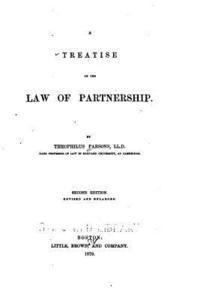 bokomslag A Treatise on the Law of Partnership