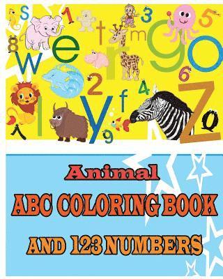 Animal ABC Coloring Book AND 123 Numbers 1