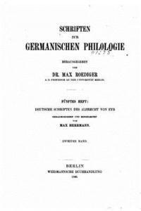 bokomslag Schriften zur germanischen philologie