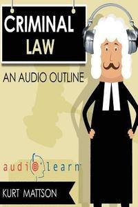 bokomslag Criminal Law AudioLearn