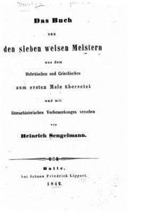 bokomslag Das buch von den sieben weisen meistern