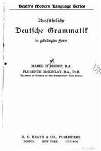 bokomslag Ausführliche deutsche grammatik in gedrängter form