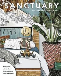 bokomslag Sanctuary: Living Spaces Coloring Book