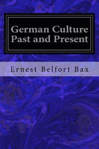 bokomslag German Culture Past and Present