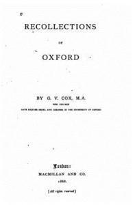 bokomslag Recollections of Oxford