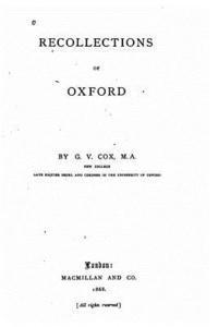 Recollections of Oxford 1