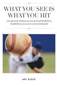 bokomslag What You See Is What You Hit: your personal eyedness not your personal handedness should direct you to your correct batting side