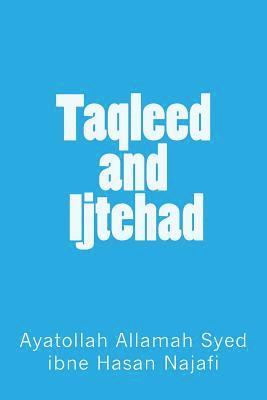 taqleed and ijtehad 1