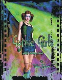 Tabz Jones - Gothic Girls Adult Coloring Book, Häftad