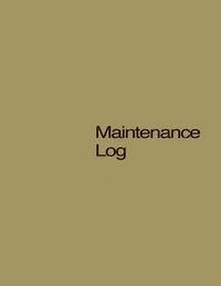 bokomslag Maintenance Log