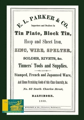 E. L. Parker & Co. Tinners' Tools And Supplies 1