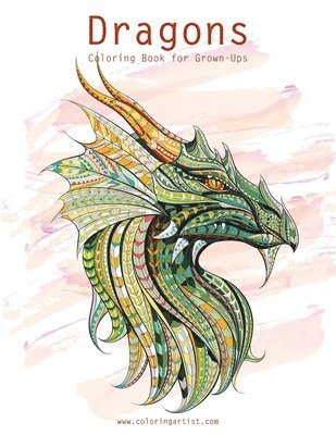 Dragons Coloring Book for Grown-Ups 1 & 2 1