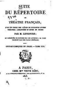 Suite du Répertoire du Théâtre français, avec un choix des pièces de plusieurs autres théâtres 1