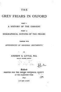bokomslag Grey Friars in Oxford