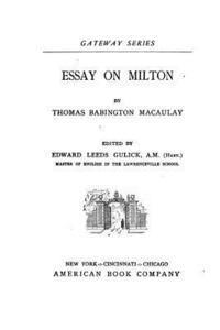 bokomslag Essay on Milton