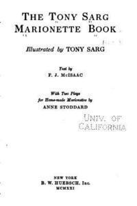 F. J. McIsaac - The Tony Sarg marionette book, Häftad