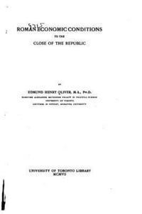 bokomslag Roman economic conditions to the close of the republic