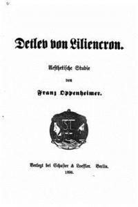 bokomslag Detlev von Liliencron, Aesthetische Studie