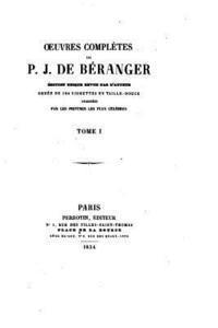 bokomslag Oeuvres complètes de P. J. de Béranger - Tome I