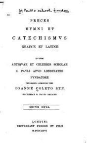 bokomslag Preces Hymni Et Catechismus Graece Et Latine