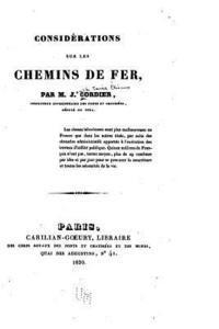 bokomslag Considérations sur les chemins de fer