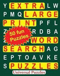 Universal Puzzles - EXTRA LARGE Print WORD SEARCH Puzzles, Häftad