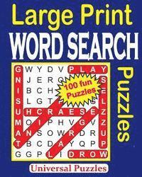 bokomslag Large Print WORD SEARCH Puzzles