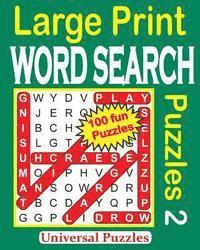 bokomslag Large Print WORD SEARCH Puzzles