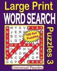 bokomslag Large Print WORD SEARCH Puzzles