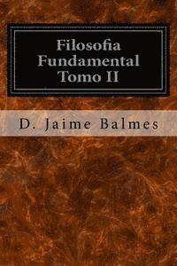 bokomslag Filosofia Fundamental Tomo II