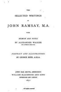 John Ramsay - The Selected Writings of John Ramsay, Häftad