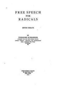 bokomslag Free Speech for Radicals, Seven Essays