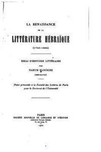 bokomslag La renaissance de la littérature hébraïque (1743-1885)