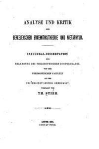 bokomslag Analyse und Kritik der berkeleyschen Erkenntnistheorie und Metaphysik