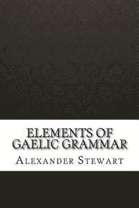 bokomslag Elements of Gaelic Grammar