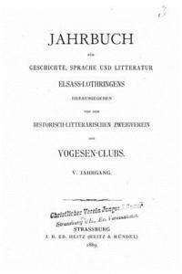 bokomslag Jahrbuch für Geschichte, Sprache und Litteratur Elsass-Lothringens