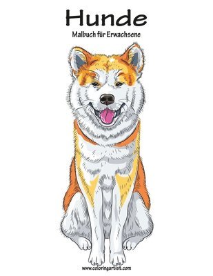 bokomslag Hundemalbuch für Erwachsene 1