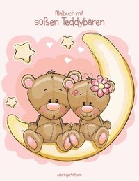 bokomslag Malbuch mit süßen Teddybären 1