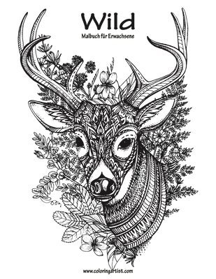bokomslag Wildmalbuch für Erwachsene 1