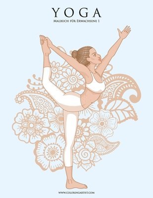 bokomslag Yogamalbuch für Erwachsene 1