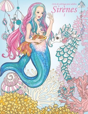 bokomslag Livre de coloriage pour adultes Sirènes 1
