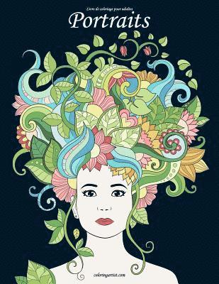 bokomslag Livre de coloriage pour adultes Portraits 2
